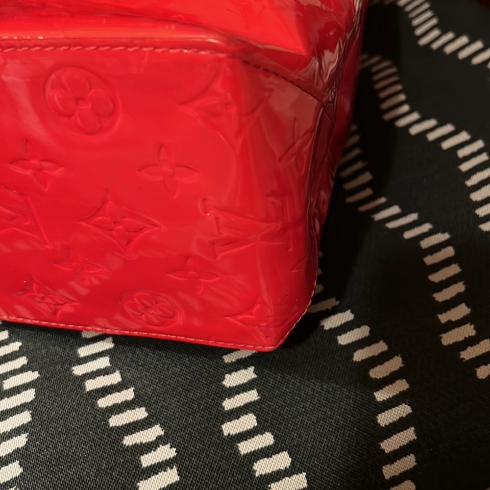 Louis Vuitton Red Tote Bag - Picture 3 of 11